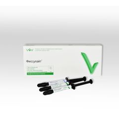 Фиссулайт - материал светового отверждения для герметизации фиссур зубов (1мл+1мл) Владмива