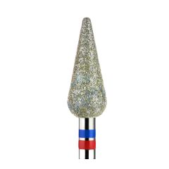 Бор алмазный стомат.  104.266.120.050G синий-красный 866 (почка закруг., дл.)  РосБел