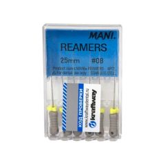 Reamers №08 L25мм - дрильборы ручные (6шт) MANI