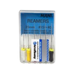 Reamers №15-40 L25мм - дрильборы ручные (6шт) MANI
