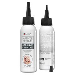Средство для удаления ороговевшей кожи Кератогель с мочевиной GOOD BYE CUTICLES (100мл) Арт.12144Р Milv