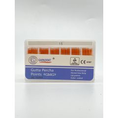 Guttapercha Points ISO 15 - гуттаперчевые штифты (120шт) GMG Gapadent TIANJIN