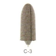 Полир Twister Big для грубой обработки акрила, coarse С-3, серый, d=10мм YAMAHACHI  STYTB-C3-10