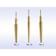 Штифт DOWEL-PIN №2S (03151) латунный с забивным штифтом, диаметр 1,7мм, длина 22мм (100шт) SONG YOUNG