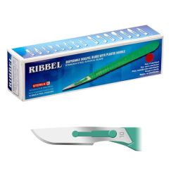 Скальпель RIBBEL №10 (10шт) нержавеющая сталь