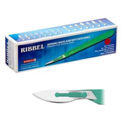 Скальпель RIBBEL №24 (10шт) нержавеющая сталь