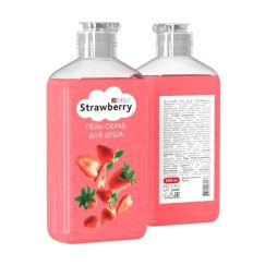 Гель-скраб для душа (340мл) Арт.18555 STRAWBERRY Milv