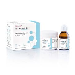 Villacryl S V4 пластмасса стоматологическая хол. полимеризации для починок зубных протезов (100гр+50мл)