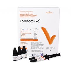 Компофикс - цемент д/ фиксации А3 (3,5гр+3,5гр+4х5мл) Владмива