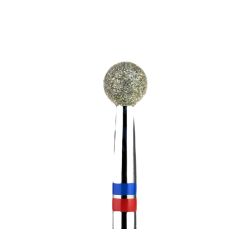 Бор алмазный стомат.  104.001.000.040G синий-красный 866 (сфера) РосБел