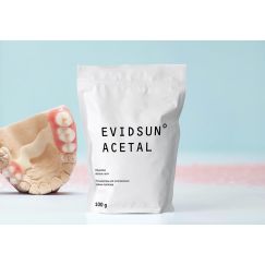 Evidsun Acetal, цвет F2 пластмасса д/изготовления коронок, кламмеров и каркасов съемных зуб.протезов (100гр)