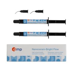 Nanoceram-Bright Flow текучий наногибр. композит. реставрац. материал, цвет А3 НАБОР (2шпр.х 2гр) Греция