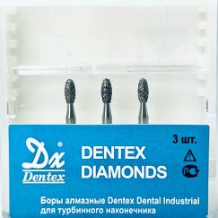 Бор алмазный Dx 275 яйцевидные 016 (уп.3шт)