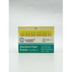 Paper Points №15 - бумажные штифты GMG  конус 02( 200шт) Gapadent TIANJIN