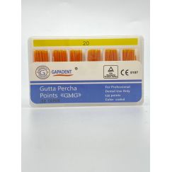 Guttapercha Points ISO 20 - гуттаперчевые штифты  (120шт) GMG Gapadent TIANJIN