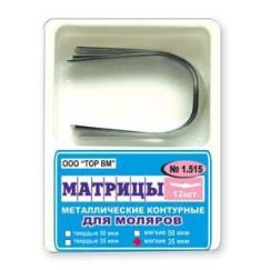 Матрицы металлические контур. д/моляров №1.515 (12шт.) ТОР ВМ
