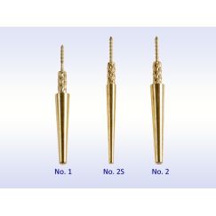 Штифт DOWEL-PIN №2S (03151) латунный с забивным штифтом, диаметр 1,7мм, длина 22мм (100шт) SONG YOUNG