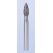 Бор алмазный Dentex Dental Indust. FG 296 пламя 018 (уп.3шт)
