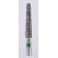 Бор алмазный Dentex Dental Indust. FG C326 конус с закругленным концом 018 (уп.3шт)