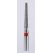 Бор алмазный Dentex Dental Indust. FG F321 конус с закругленным концом 014 (уп.3шт)