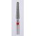 Бор алмазный Dentex Dental Indust. FG F323 конус с закругленным концом 018 (уп.3шт)