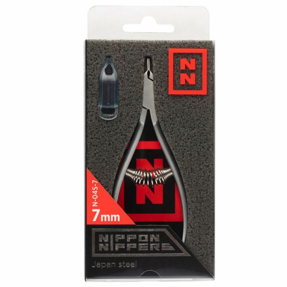 Кусачки для кутикулы N-04S-7 (лезвие 7мм, спир.пружина, 113мм) Nippon Nippers