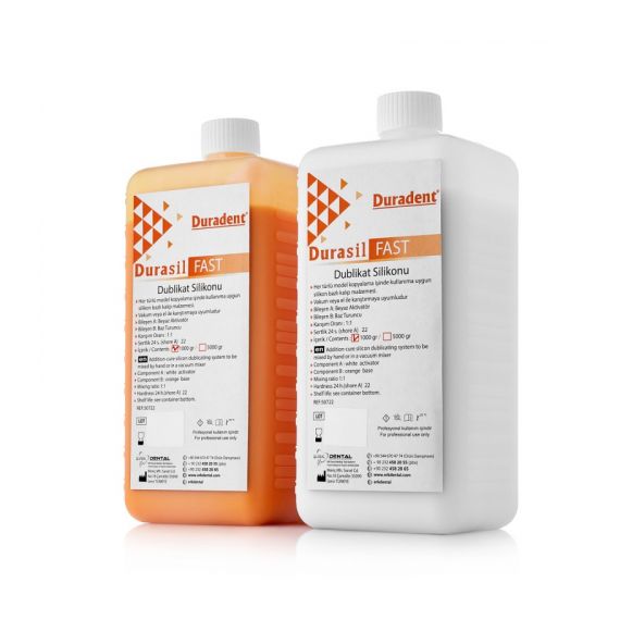 Силикон для дублирования 22 shore Durasil Fast Dublicate Silicone (1л+1л) Duradent