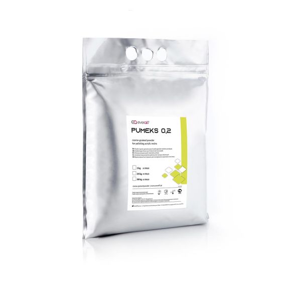 Порошок Pumeks 0.5 натуральная пемза (3кг) для очистки и полирования пластмасс и металлов Everall7