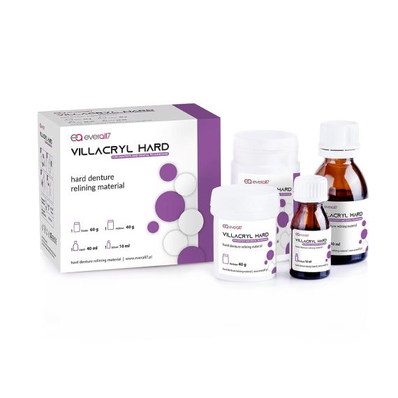 Villacryl  Hard пластмасса стоматологическая хол. полимеризации для прокладок (60гр+40мл+40гр+10мл)