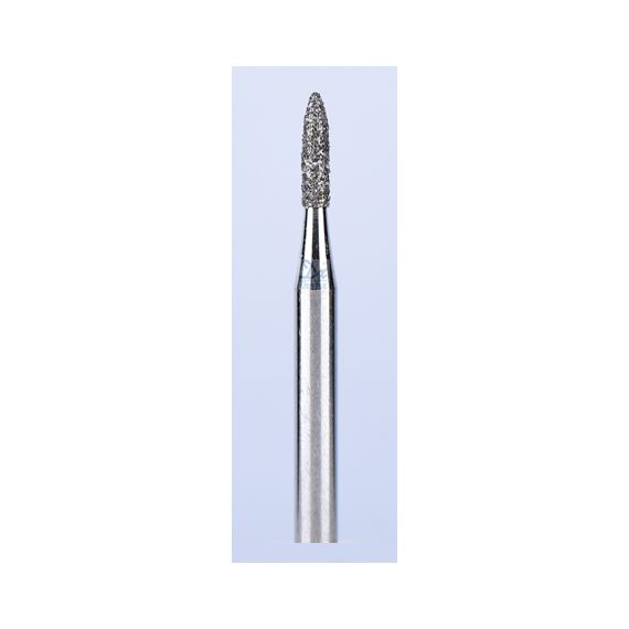 Бор алмазный Dentex Dental Indust. FG 286 пламя удлин. 010 (уп.3шт)