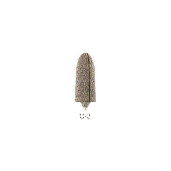 Полир Twister Big для грубой обработки акрила, coarse С-3, серый, d=10мм YAMAHACHI  STYTB-C3-10