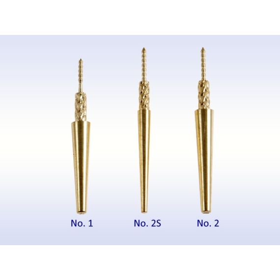 Штифт DOWEL-PIN №2S (03151) латунный с забивным штифтом, диаметр 1,7мм, длина 22мм (100шт) SONG YOUNG